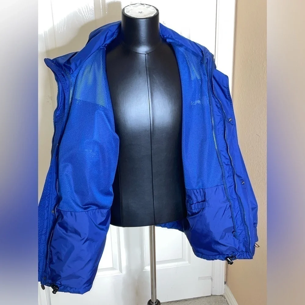 Pepsi Cola Jacket Adult XLarge Navy Full Zip Hooded Lined Aramark Uniform Coat  - Picture 7 of 12